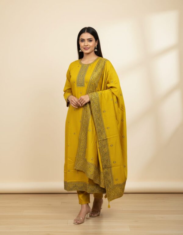 Swarna Elegance Embroidered Suit